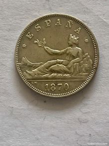 Monedas de España: PLATA 2 pesetas año 1870*18*73 ESTRELLAS PERFECTAS
